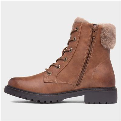 Chile Womens Tan Ankle Boot