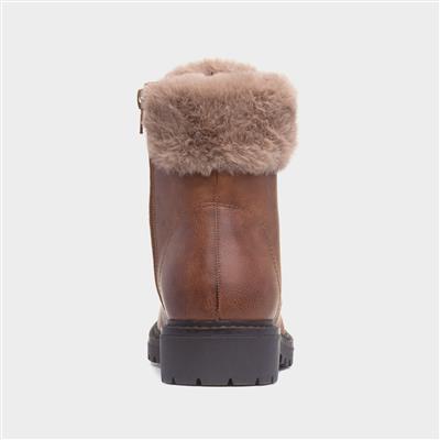 Chile Womens Tan Ankle Boot