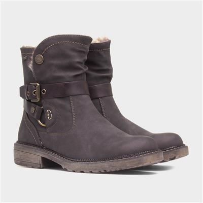 Clare Womens Brown Ankle Boot