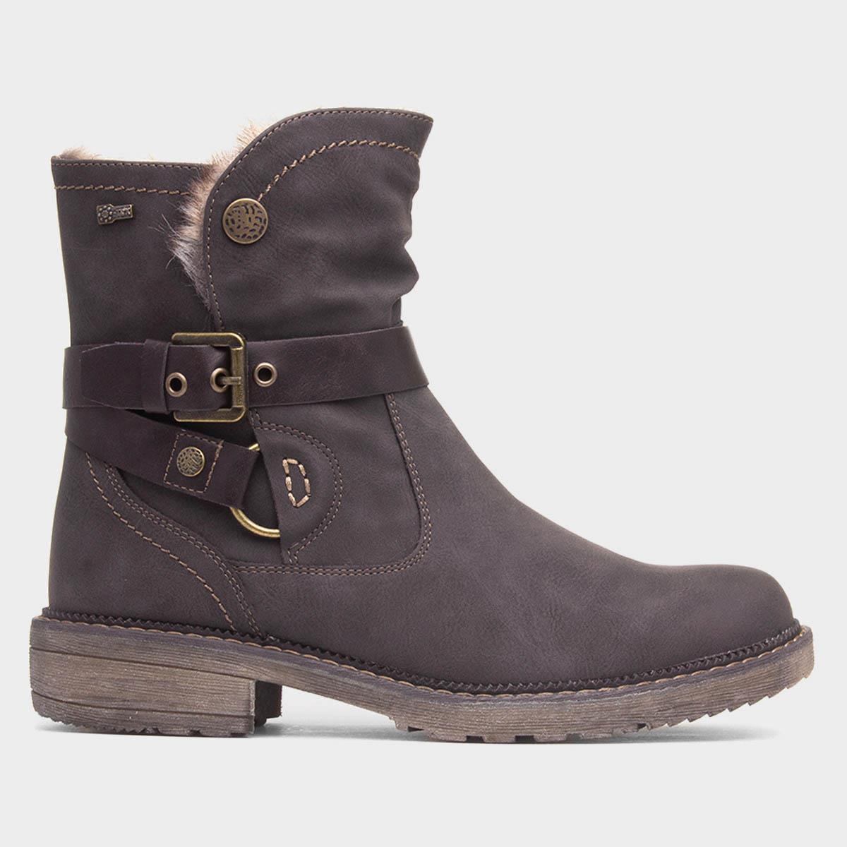 Clare Womens Brown Ankle Boot