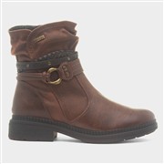 Soft Line Nebraska Womens Cognac Zip Up Boot (Click For Details)