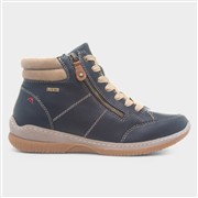 Soft Line Washington Womens Navy Ankle Boot (Click For Details)