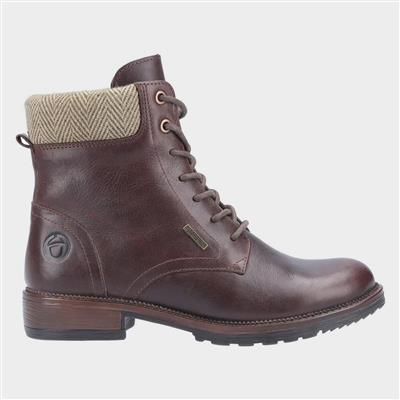 Minety Womens Brown Leather Boot