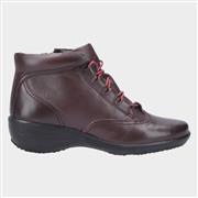 Fleet & Foster Womens Merle Burgundy Leather Boot (Click For Details)