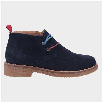 Marie Womens Ankle Boots in Navy