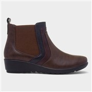 Cushion Walk Penelope Womens Brown Ankle Boot (Click For Details)