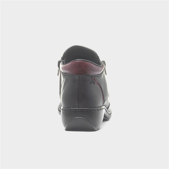 Hamburg Womens Black Leather Boot