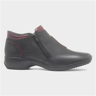Hamburg Womens Black Leather Boot