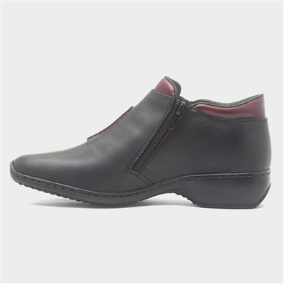 Hamburg Womens Black Leather Boot