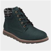 Lotus Cedar Womens Green Lace Up Low Ankle Boot (Click For Details)