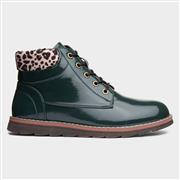 Lotus Naomi Womens Green Patent Ankle Boot (Click For Details)