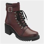 Lotus Virginia Womens Bordeaux Leather Ankle Boot (Click For Details)