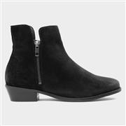 Lotus Daisy Womens Black Suede Ankle Boot (Click For Details)
