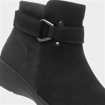 Carleigh Drift Womens Black Leather Boot
