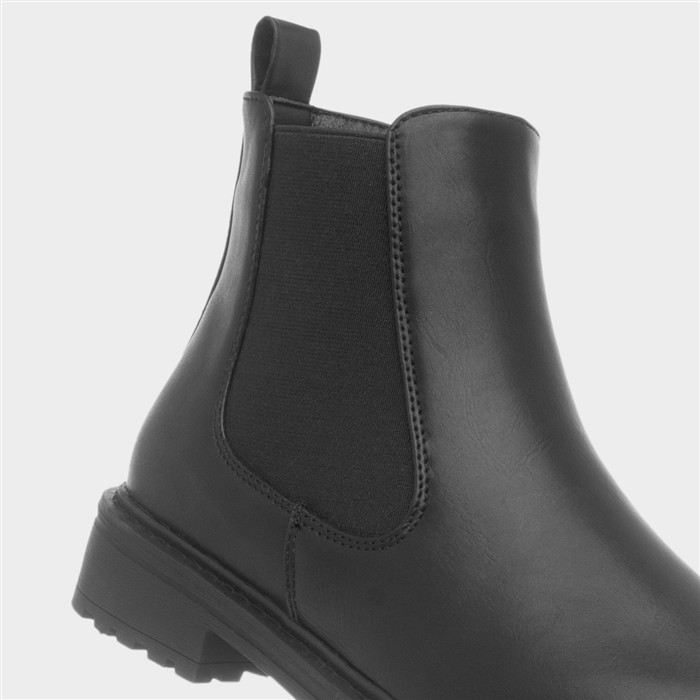 Ontario Womens Black Chelsea Boot