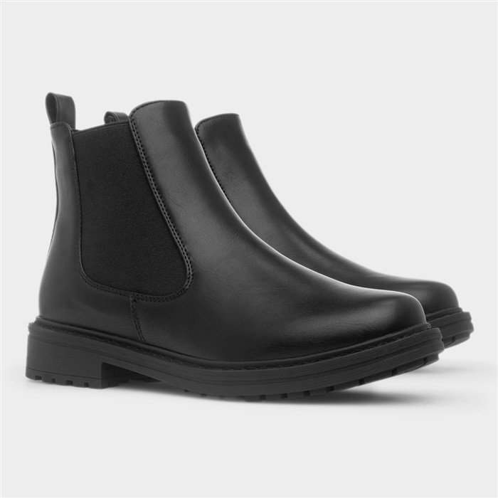 Ontario Womens Black Chelsea Boot