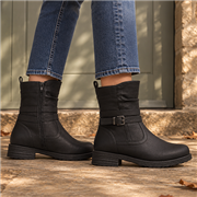 Lilley & Skinner Quebec Womens Black Ankle Boot (Click For Details)