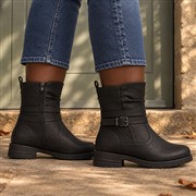 Lilley & Skinner Quebec Womens Black Ankle Boot (Click For Details)