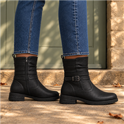 Lilley & Skinner Quebec Womens Black Ankle Boot (Click For Details)