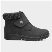 Softlites Womens Black Easy Fasten Ankle Boots (Click For Details)