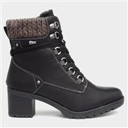 Relife Stacey Womens Heeled Boot in Black (Click For Details)