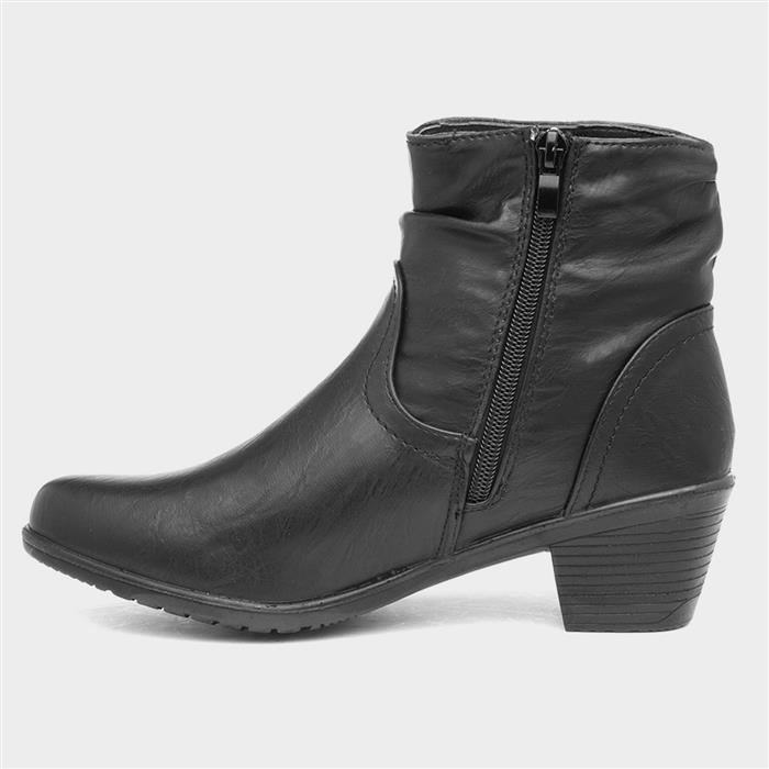 Annabelle Womens Black Ankle Boot