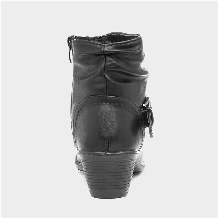 Annabelle Womens Black Ankle Boot
