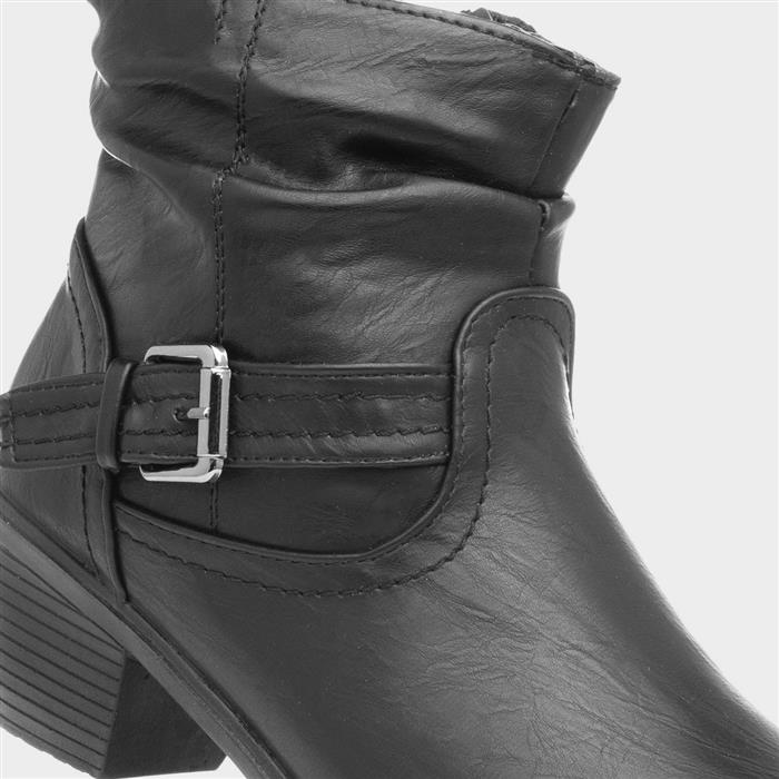 Annabelle Womens Black Ankle Boot