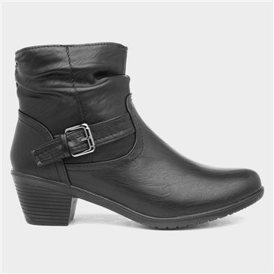 Annabelle Womens Black Ankle Boot