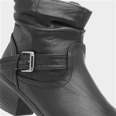 Annabelle Womens Black Ankle Boot