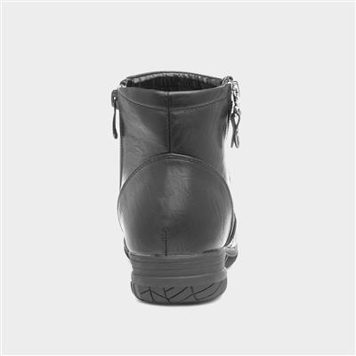 Stacey Womens Black Ankle Boots