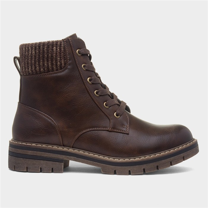Iceland Womens Brown Ankle Boots