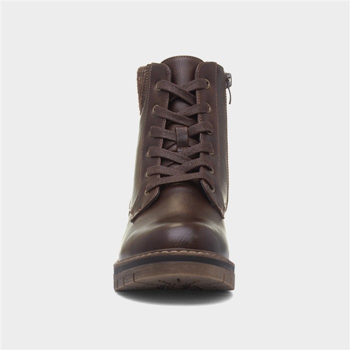 Iceland Womens Brown Ankle Boots