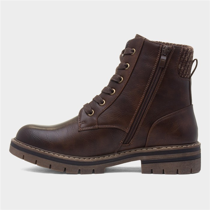 Iceland Womens Brown Ankle Boots