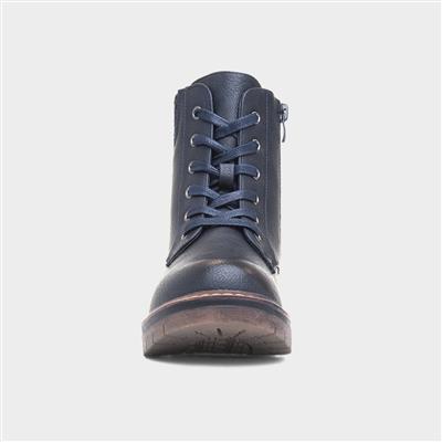 Iceland Womens Navy Ankle Boot