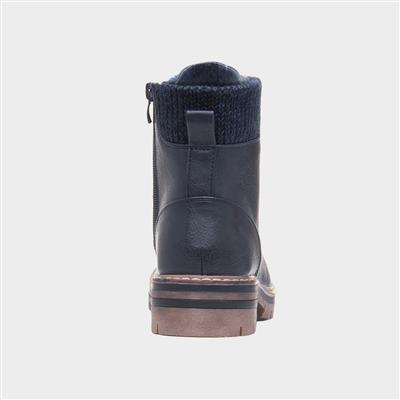 Iceland Womens Navy Ankle Boot