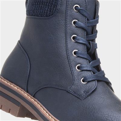 Iceland Womens Navy Ankle Boot