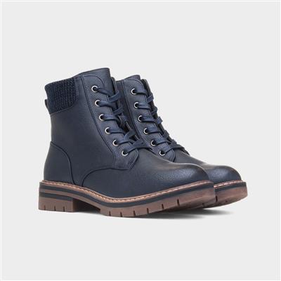 Iceland Womens Navy Ankle Boot