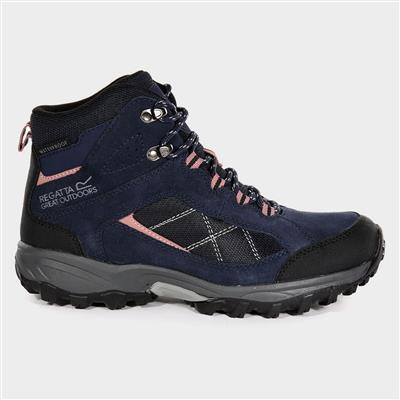 Lady Clydebank Womens Navy Hiking Boot