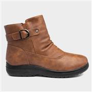 Softlites Womens Tan Ankle Boot (Click For Details)