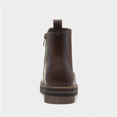 Finland Womens Brown Chelsea Boot