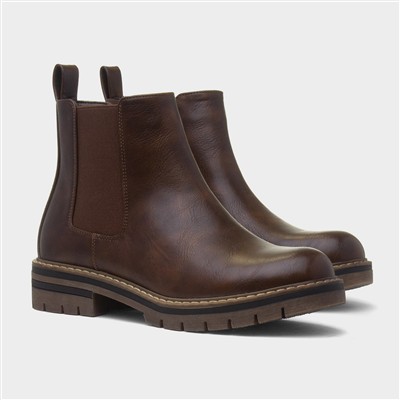 Finland Womens Brown Chelsea Boot