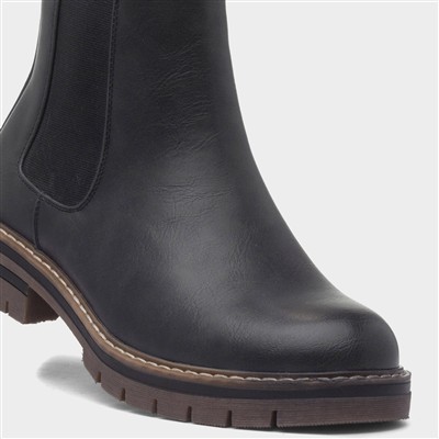 Finland Womens Navy Chelsea Boot