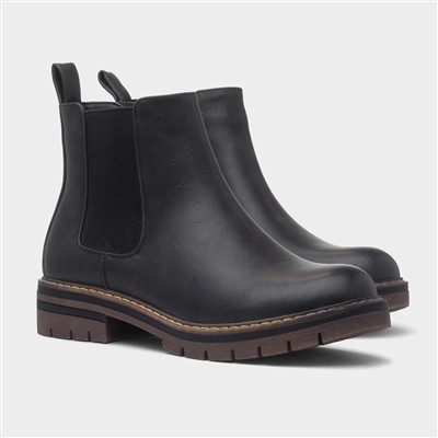 Finland Womens Navy Chelsea Boot