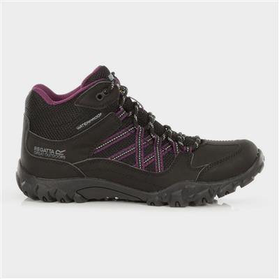 Womens Lady Edgepoint Black Hiking Boots