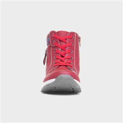 Buttermere Womens Red Ankle Boot