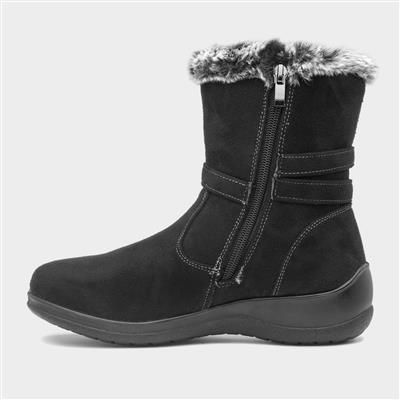 Womens Black Calf Boots