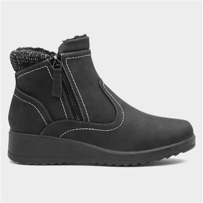 Jess Womens Black Ankle Boot