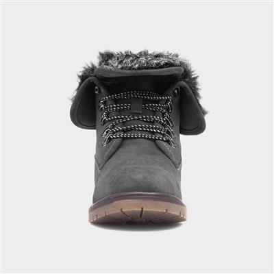 Valerie Womens Grey Ankle Boot