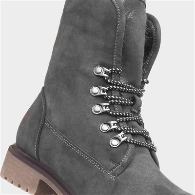 Valerie Womens Grey Ankle Boot